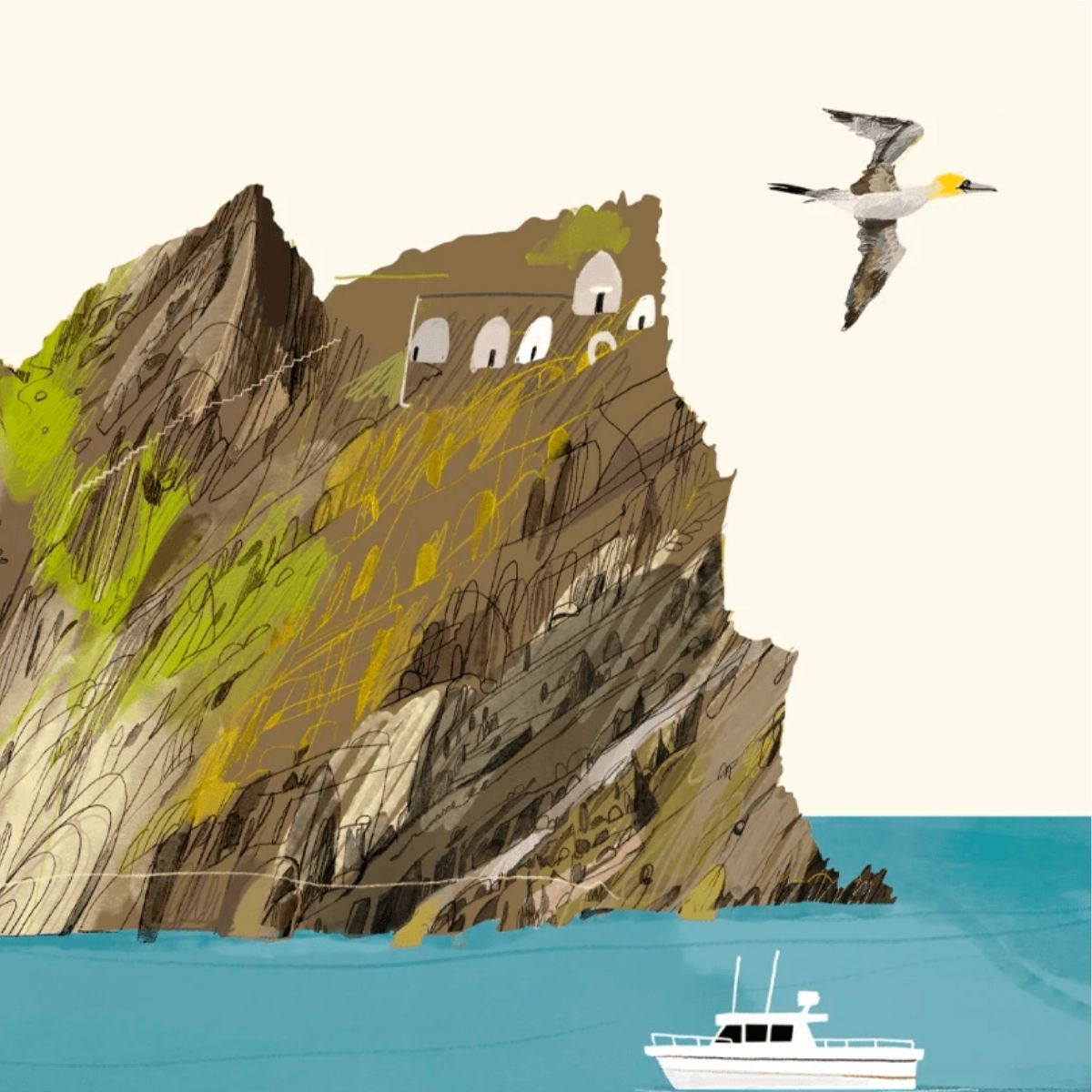 The Skellig Islands by Conor Langton - Hand Signed Print