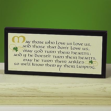 Those Who Love Us Mini Irish Blessing Plaque - The Celtic Gift Store - 