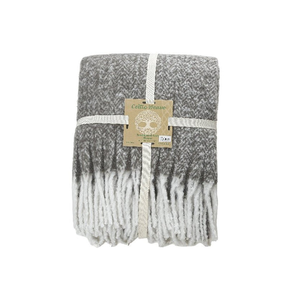 Throw Herringbone 120 x 170cm 640g + Tassle 15cm - The Celtic Gift Store - 