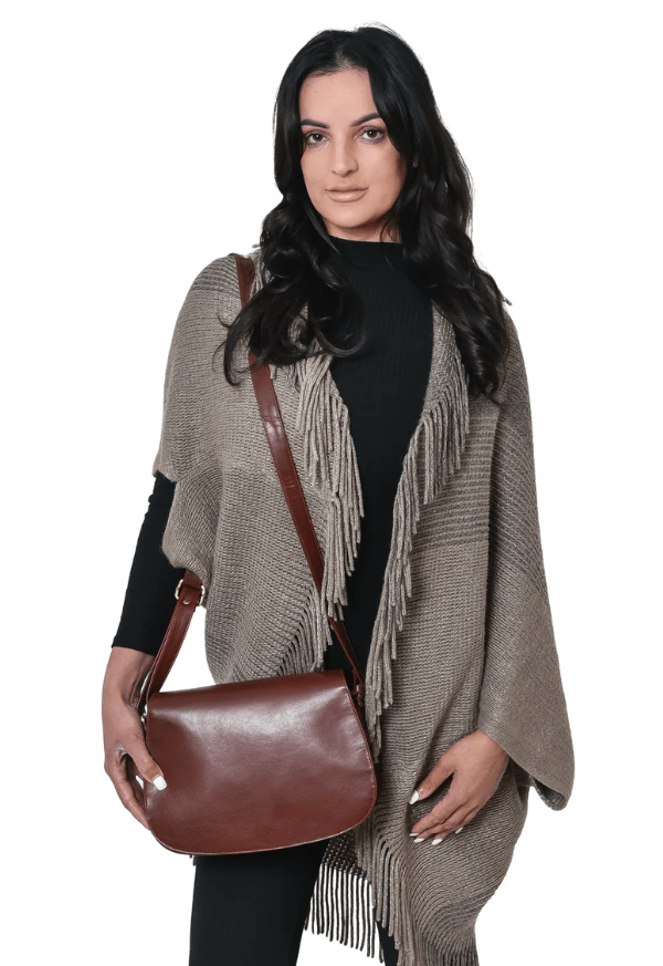 Tinnakeenly Irish Leather Saddle Bag - The Celtic Gift Store - Handbags