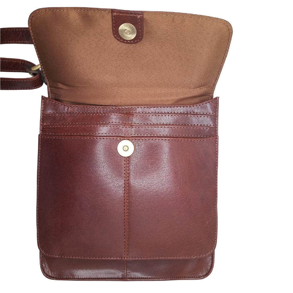 Tinnakeenly Irish Leather Sling Bag
