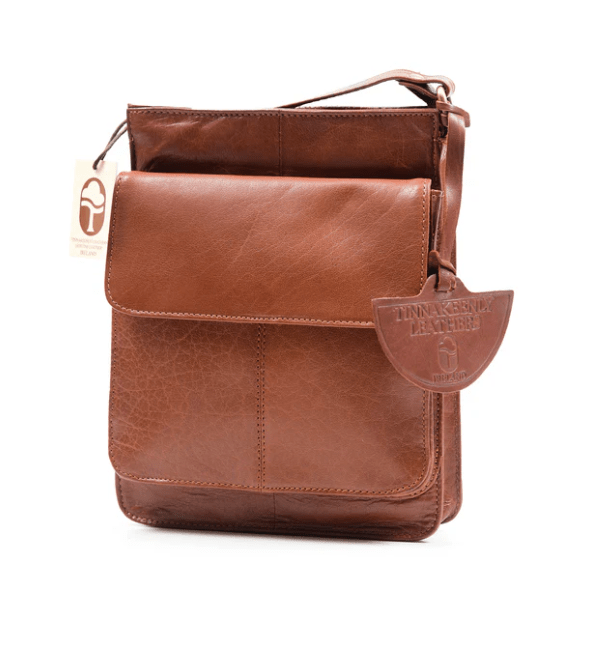 Tinnakeenly Irish Leather Sling Bag - The Celtic Gift Store - Handbags