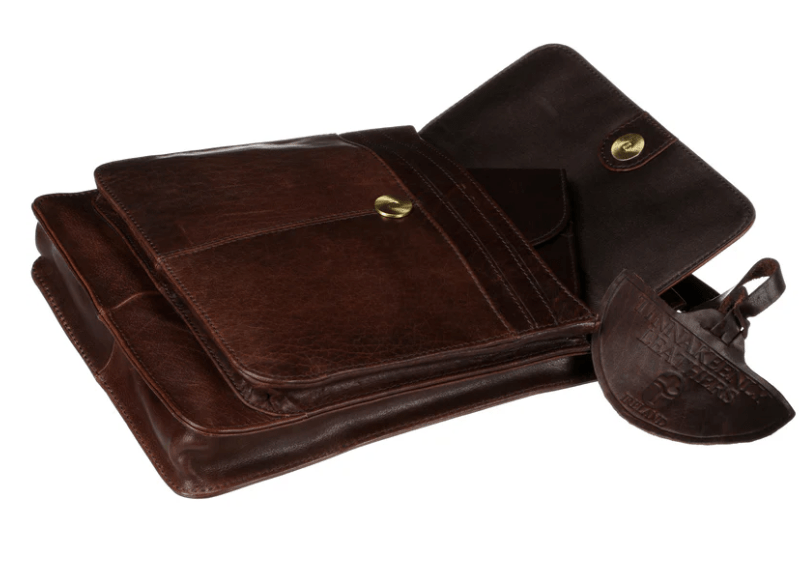 Tinnakeenly Irish Leather Sling Bag - The Celtic Gift Store - Handbags
