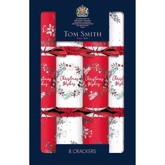 Tom Smith Traditional Christmas Crackers - Pack of 8