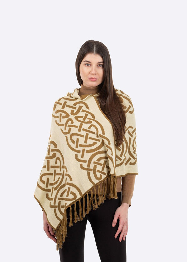 Traditional Celtic Knotwork Cotton Shawl - The Celtic Gift Store - Scarves & Shawls