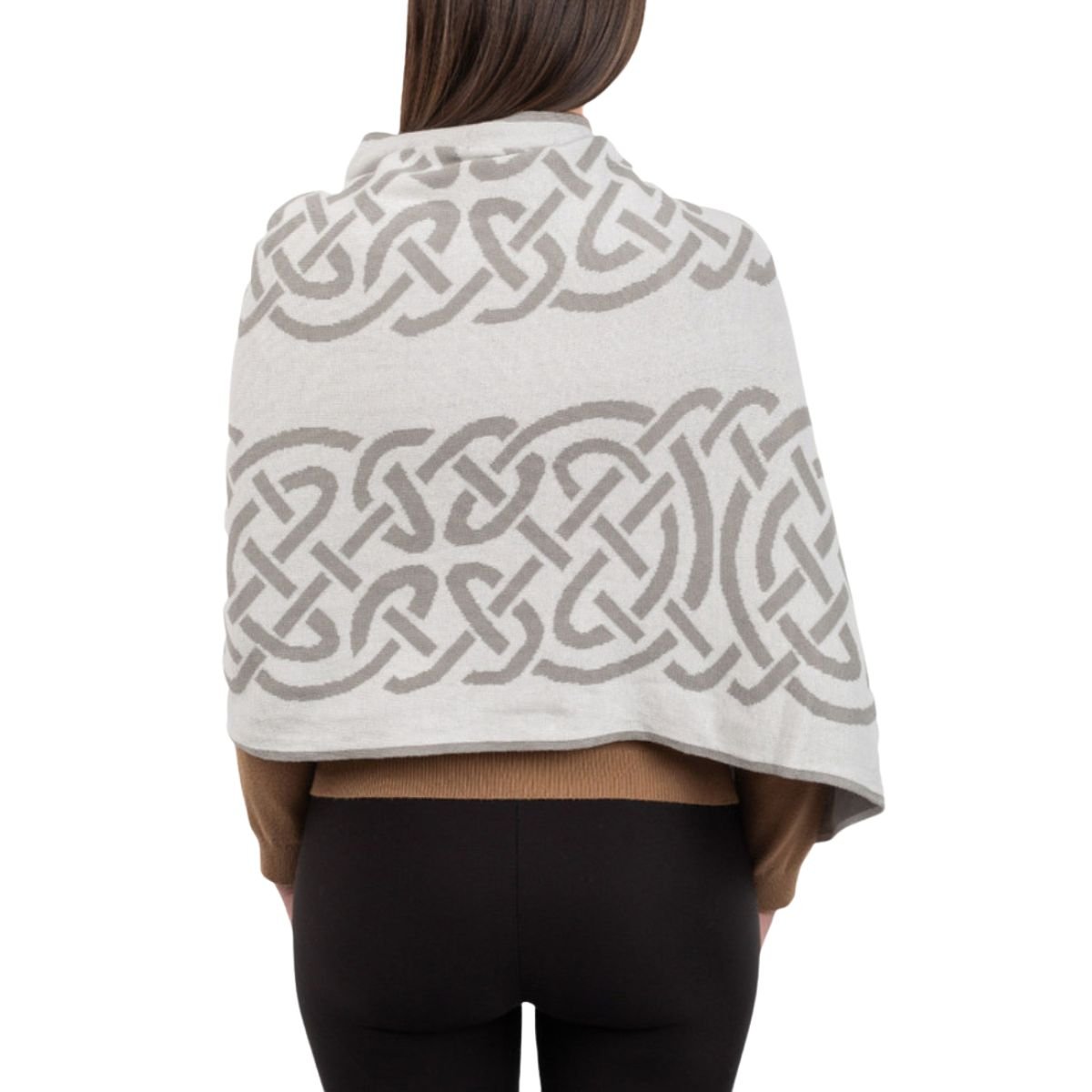 Traditional Celtic Knotwork Cotton Shawl