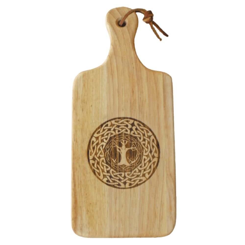Tree of Life Cutting Board With Handle - The Celtic Gift Store - Kitchenware