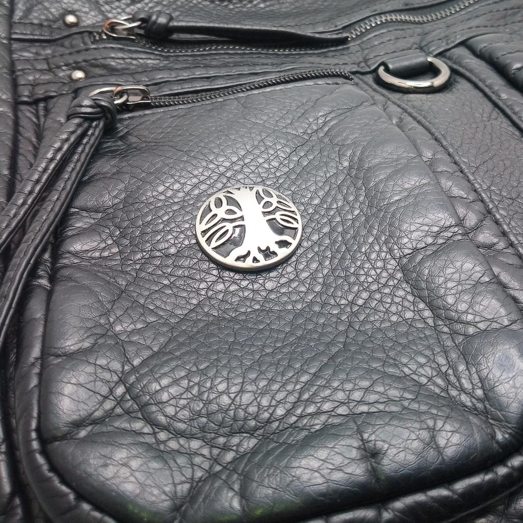 Tree of Life Large Crossbody- Black