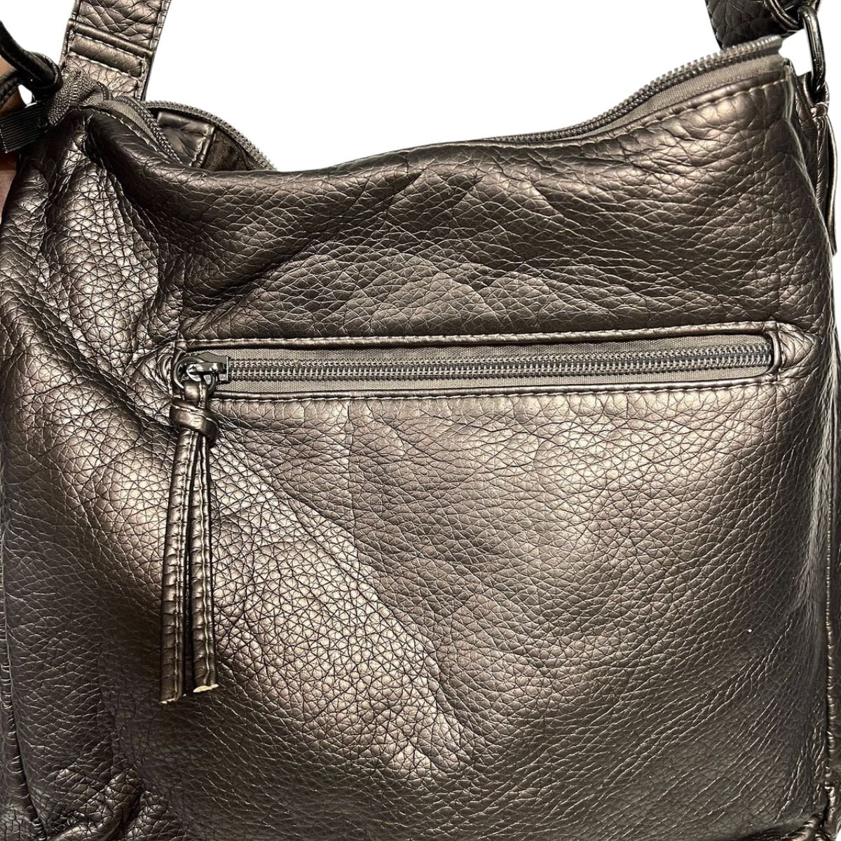 Tree of Life Large Crossbody - Black