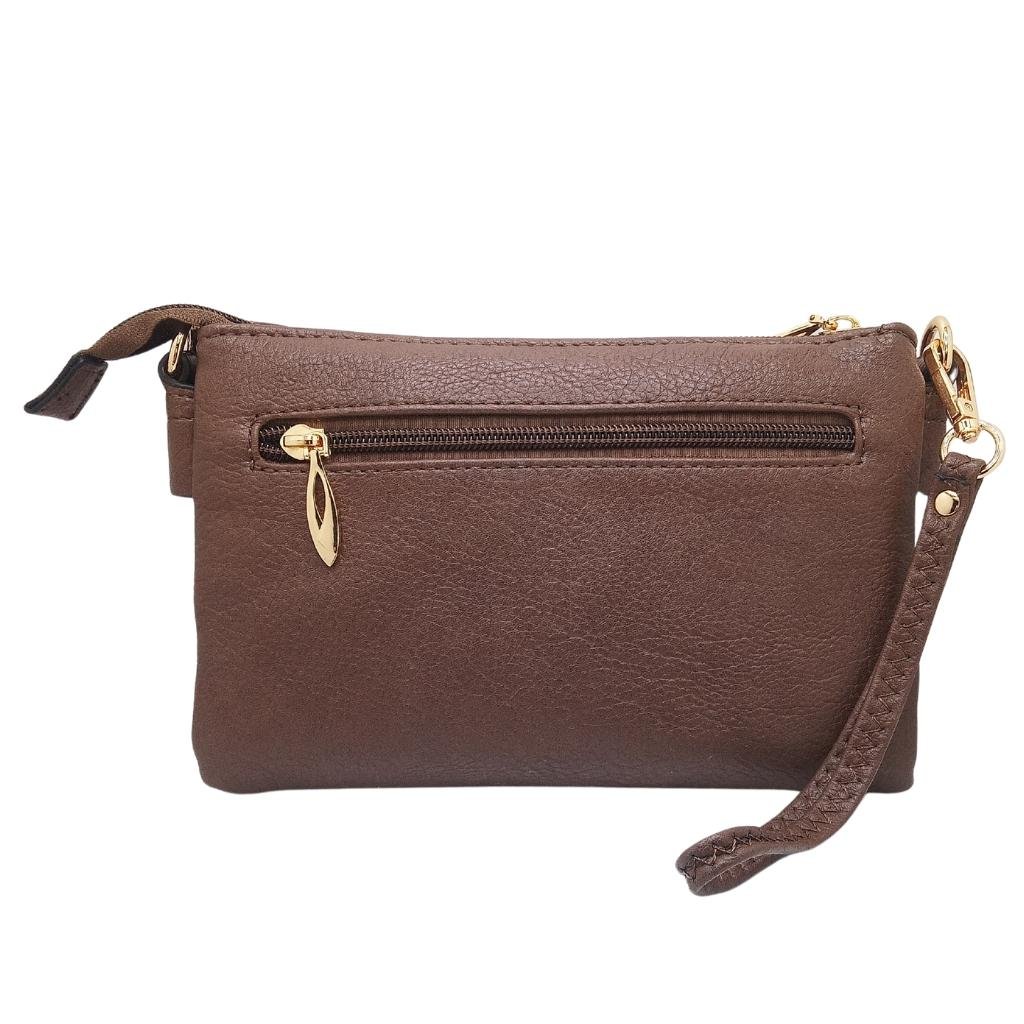 Tree of Life Slip Pocket Bag- Mocha