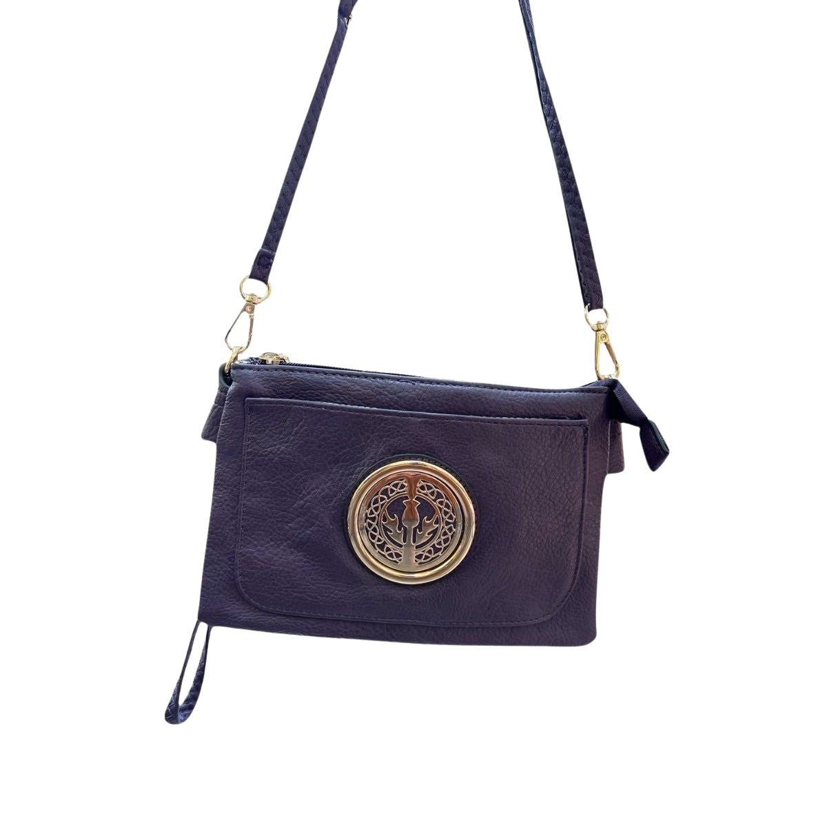 Tree of Life Slip Pocket Bag - Purple