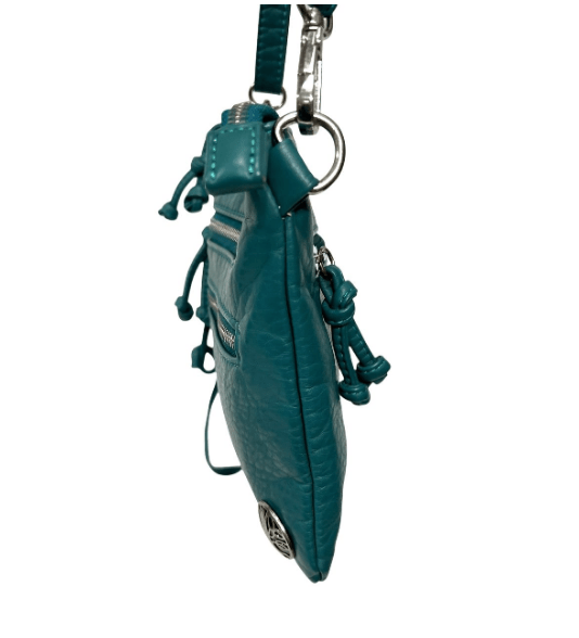 Tree of Life Square Crossbody Bag - Teal - The Celtic Gift Store - Handbags