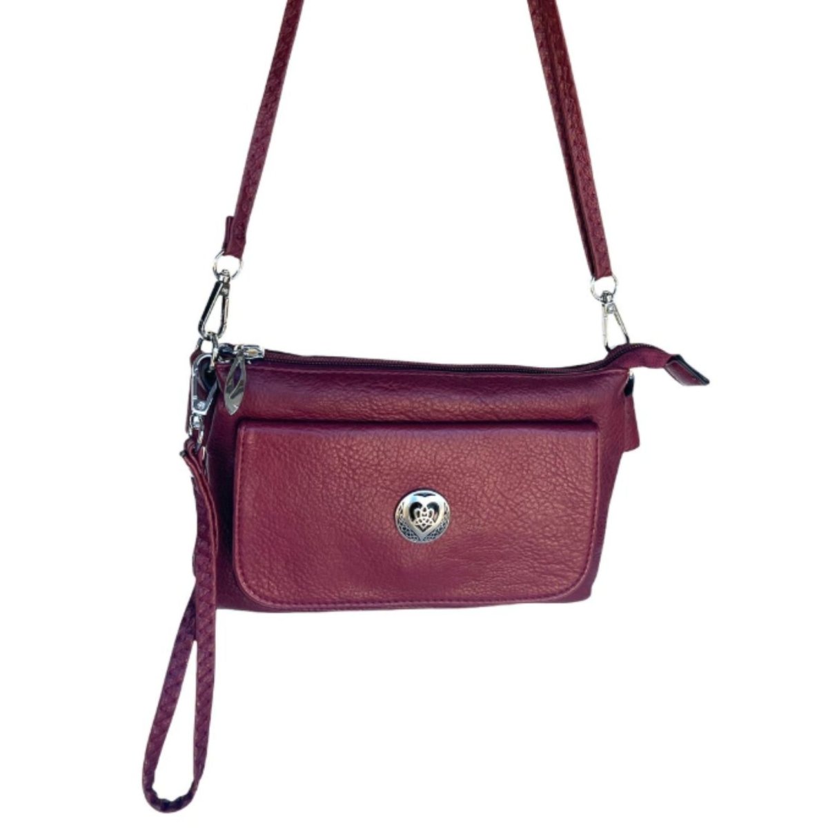 Tree of Life Trinity Branch Cell Phone Pocket Bag- Red - The Celtic Gift Store - Handbags