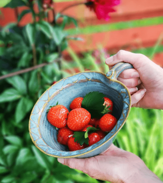 Triskele Berry Bowl Handmade Irish Pottery - The Celtic Gift Store - Kitchenware