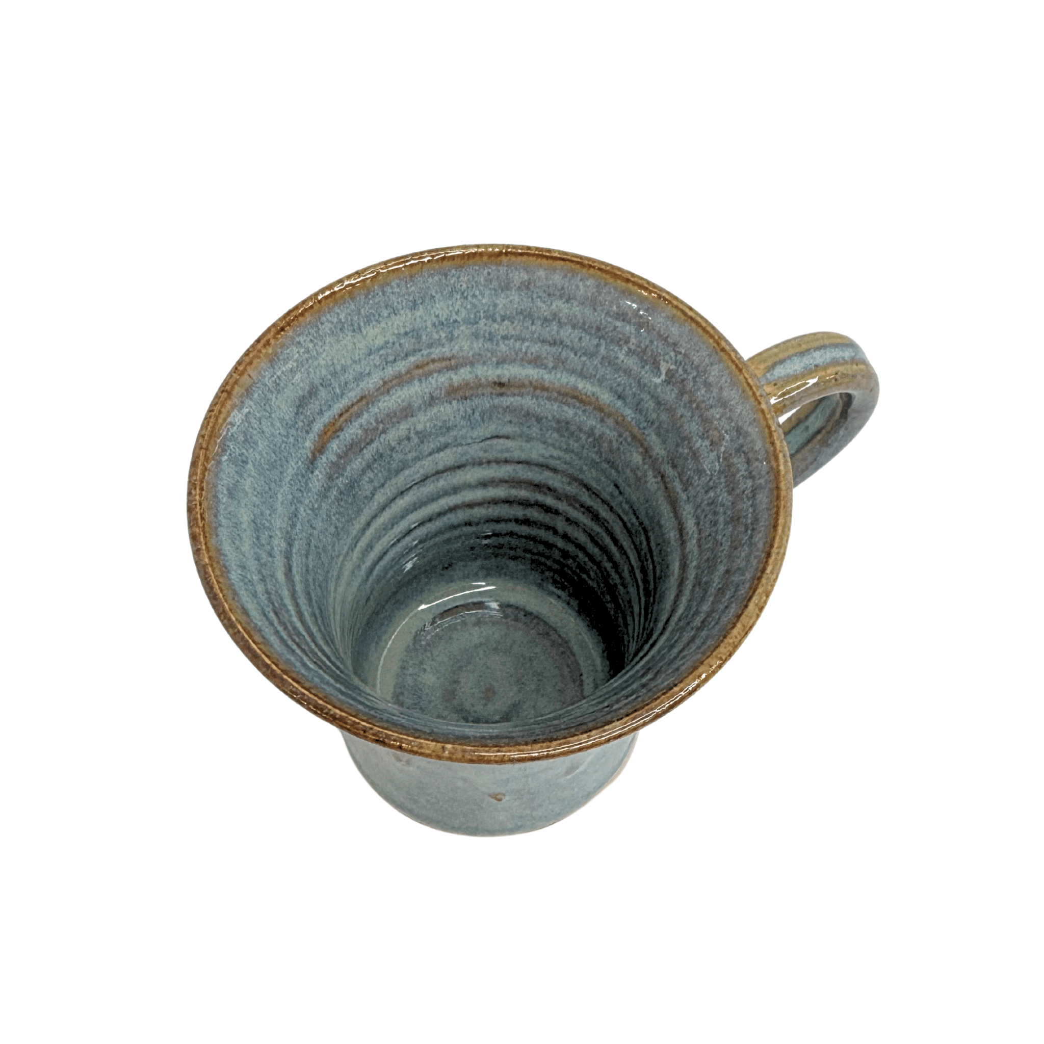 Triskele Flared Mug Handmade Irish Pottery - The Celtic Gift Store - Drinkware