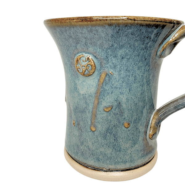 Triskele Flared Mug Handmade Irish Pottery - The Celtic Gift Store - Drinkware