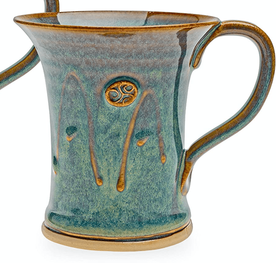 Triskele Flared Mug Handmade Irish Pottery - The Celtic Gift Store - Drinkware