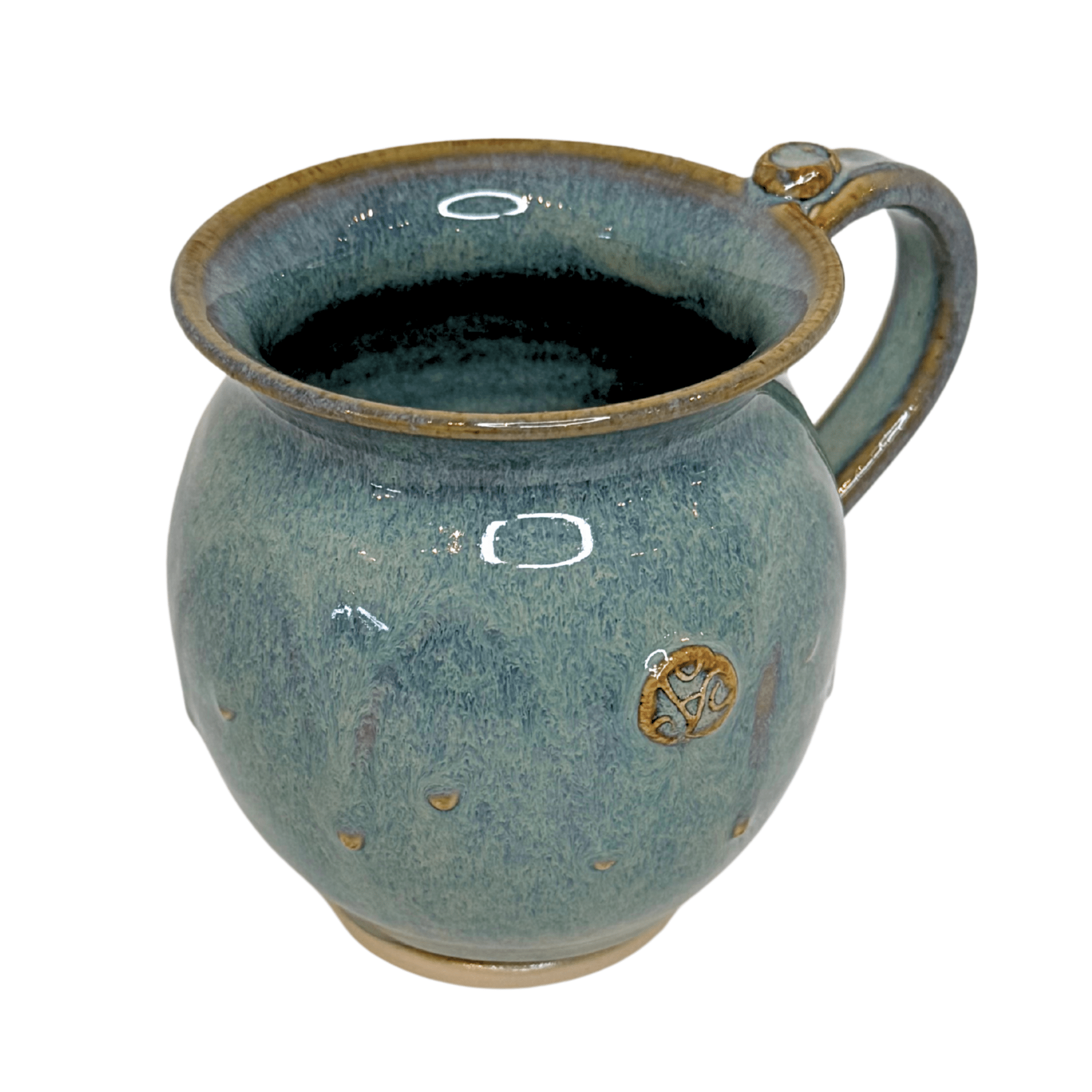 Triskele Round Mug Handmade Irish Pottery - The Celtic Gift Store - Kitchenware
