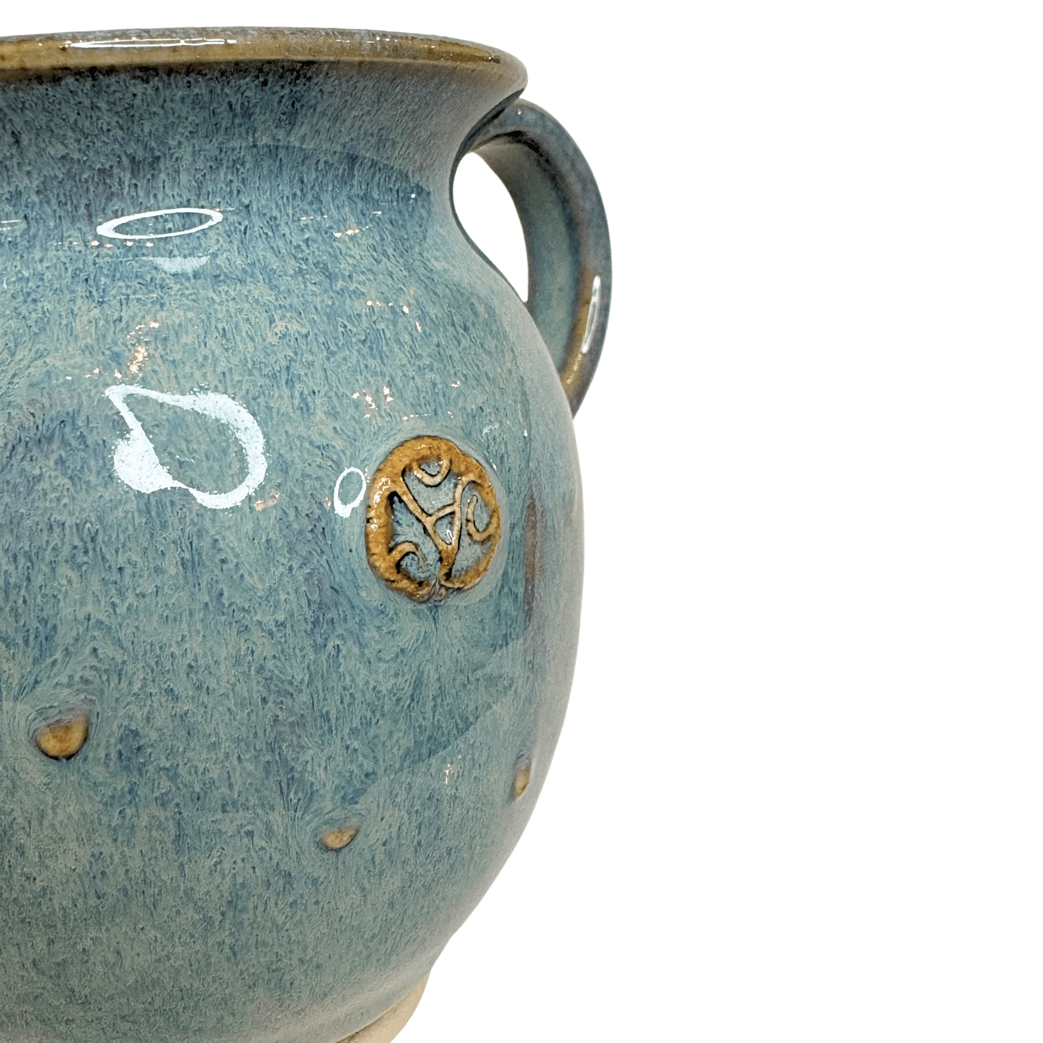 Triskele Round Mug Handmade Irish Pottery - The Celtic Gift Store - Kitchenware