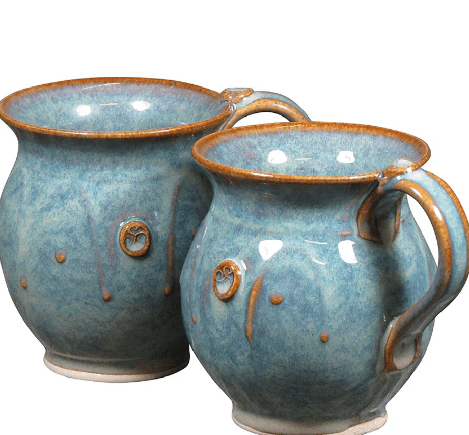 Triskele Round Mug Handmade Irish Pottery - The Celtic Gift Store - Kitchenware