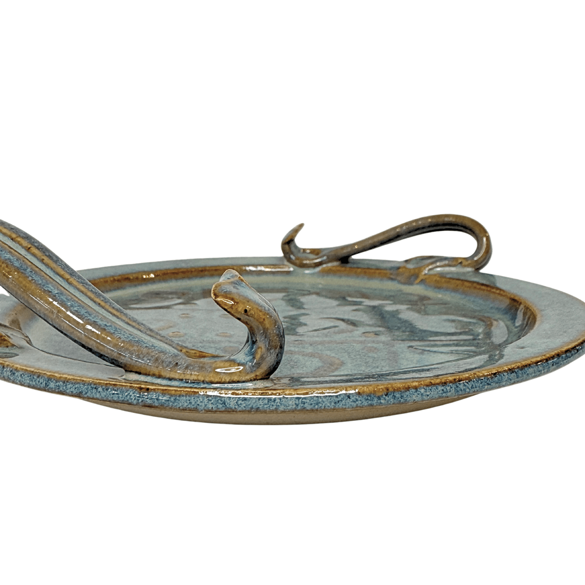 Triskele Serving Plate Handmade Irish Pottery - Small - The Celtic Gift Store - Tableware