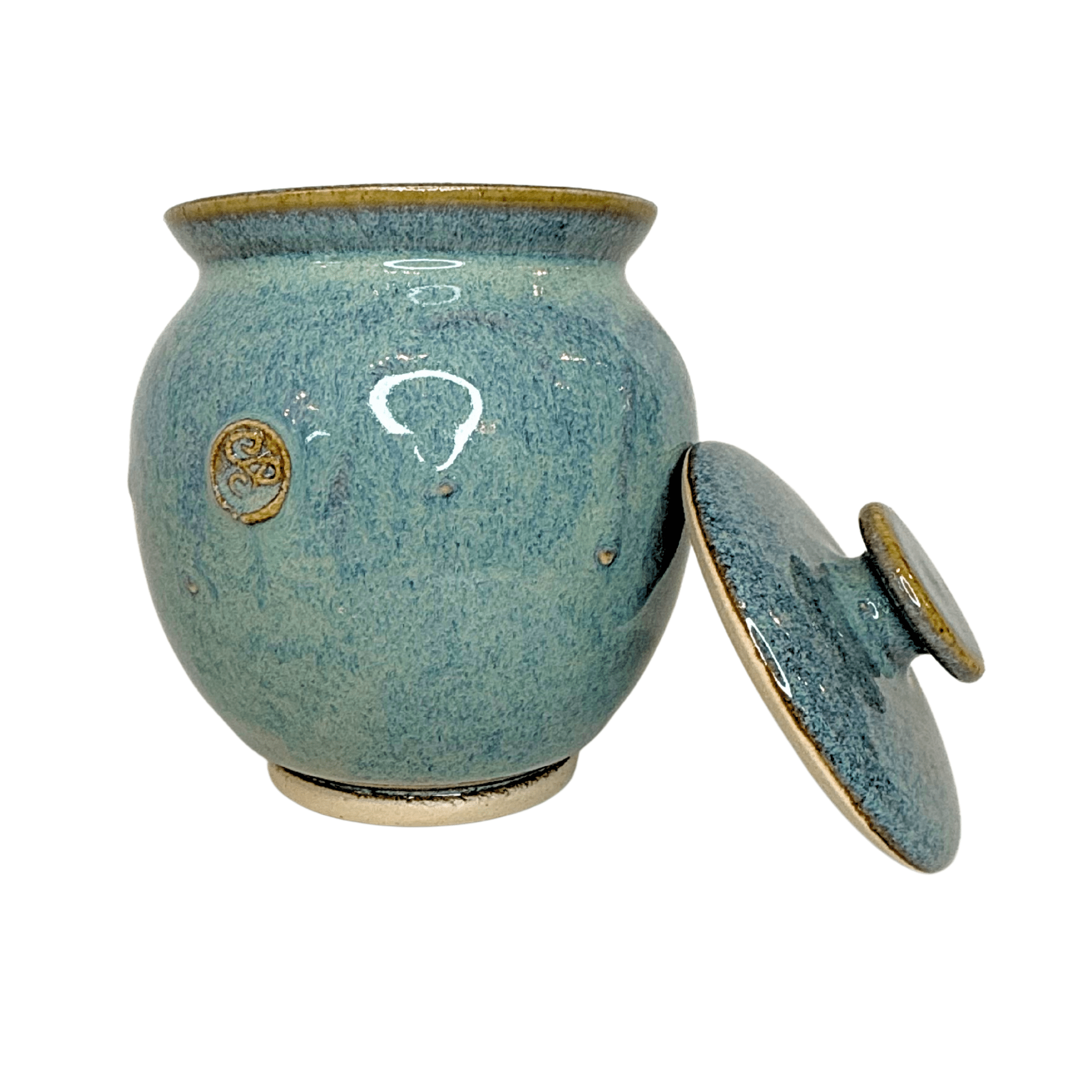Triskele Sugar Bowl Handmade Irish Pottery - The Celtic Gift Store - Kitchenware