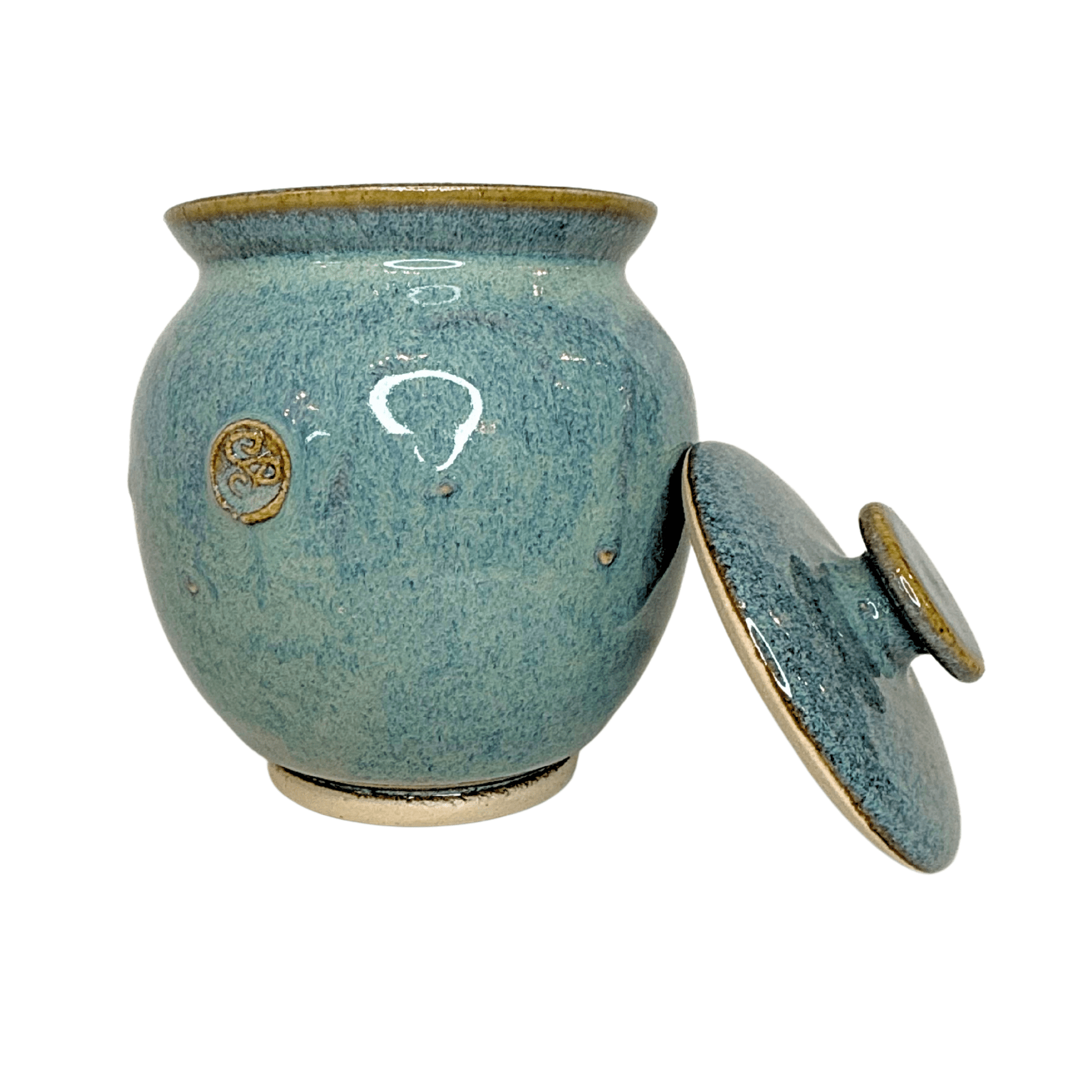 Triskele Sugar Bowl Handmade Irish Pottery - The Celtic Gift Store - Kitchenware