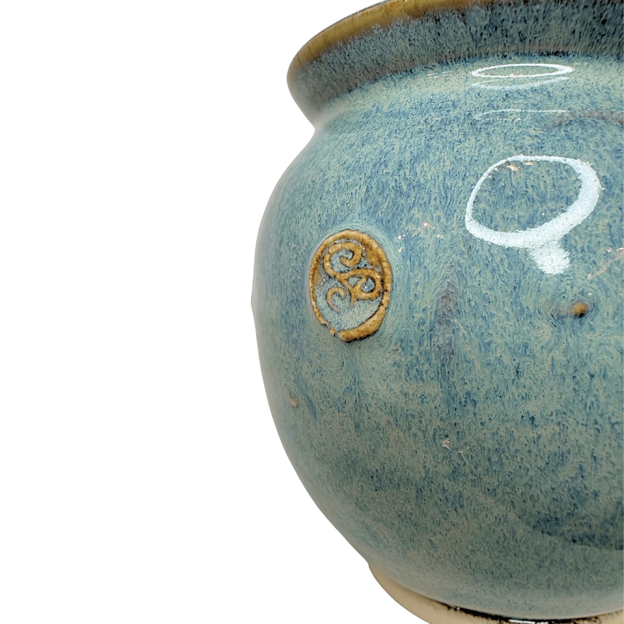 Triskele Sugar Bowl Handmade Irish Pottery - The Celtic Gift Store - Kitchenware