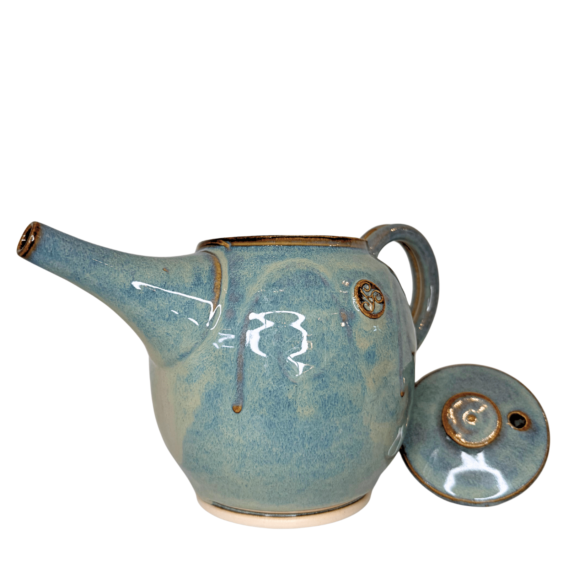 Triskele Teapot Handmade Irish Pottery - The Celtic Gift Store - Drinkware