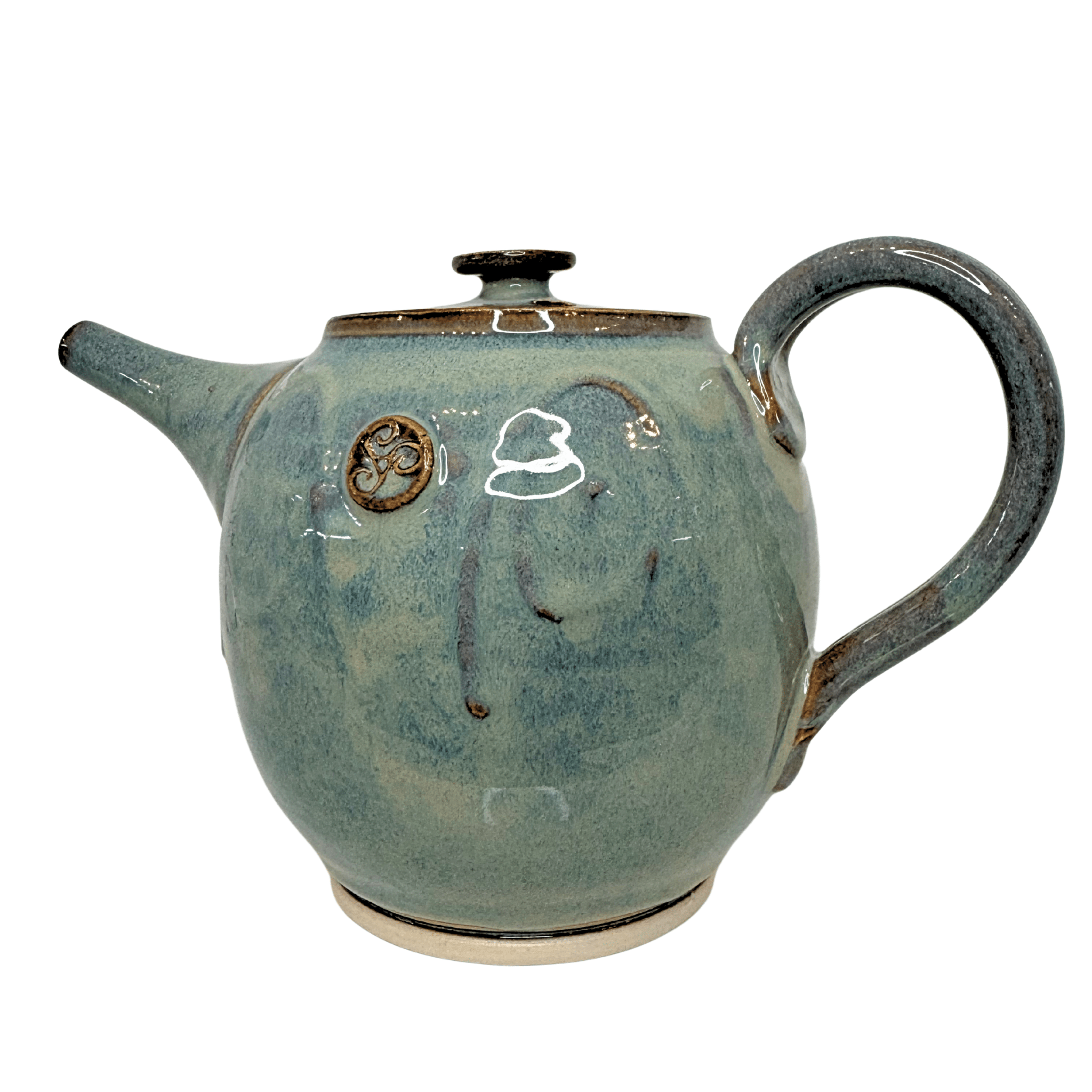 Triskele Teapot Handmade Irish Pottery - The Celtic Gift Store - Drinkware