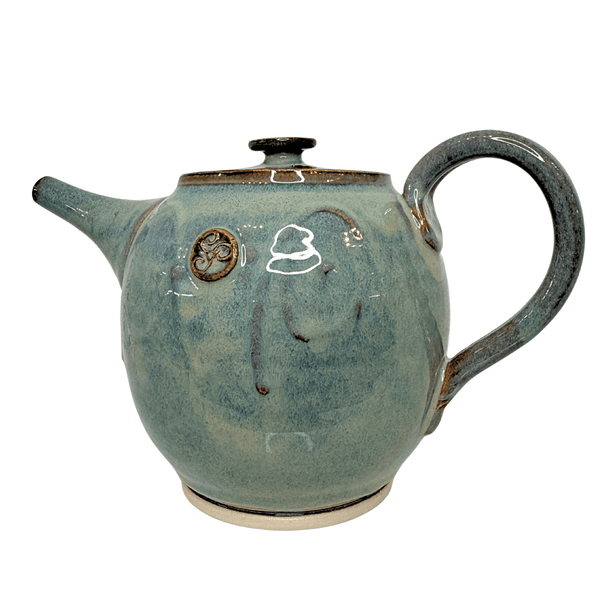 Triskele Teapot Handmade Irish Pottery - The Celtic Gift Store - Drinkware