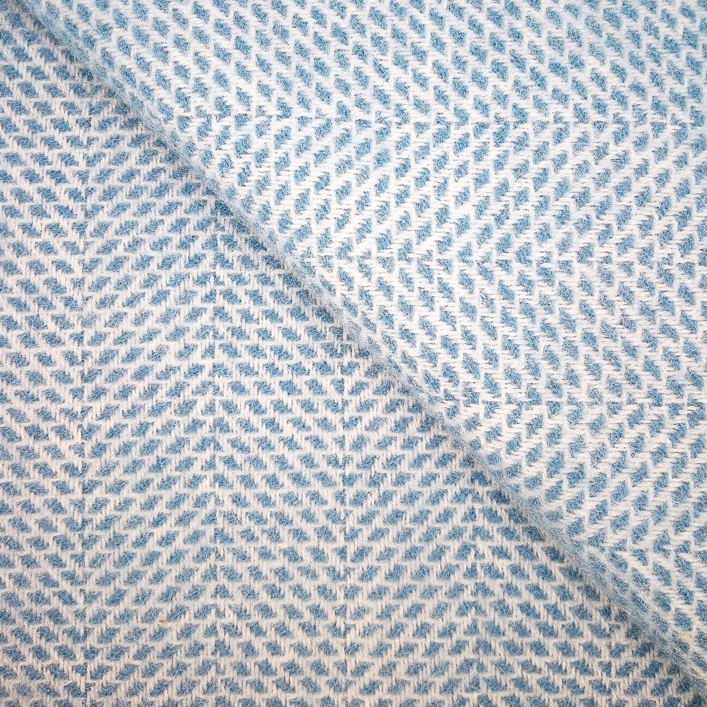 Tweedmill Beehive Petrol Wool Throw 100% Pure Wool