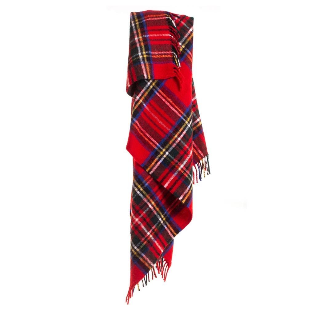 Tweedmill Royal Stewart Tartan Wool Throw Expertly Crafted from 100% Pure Wool