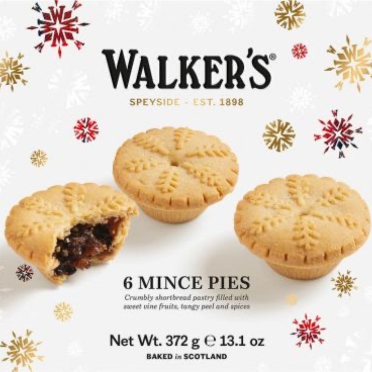Walkers Luxury Mince Pies (6 Pack)