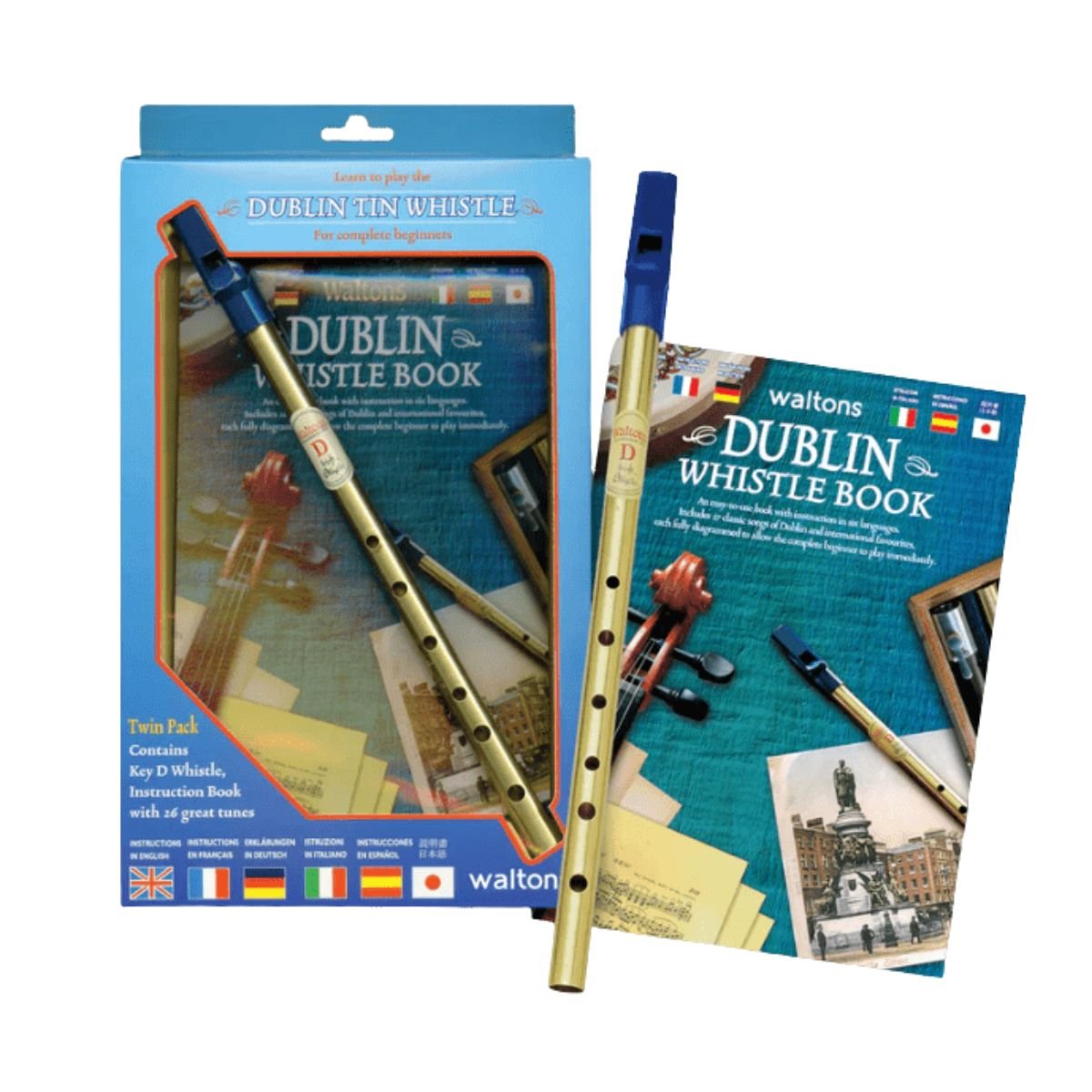 Waltons Dublin Tin Whistle Pack