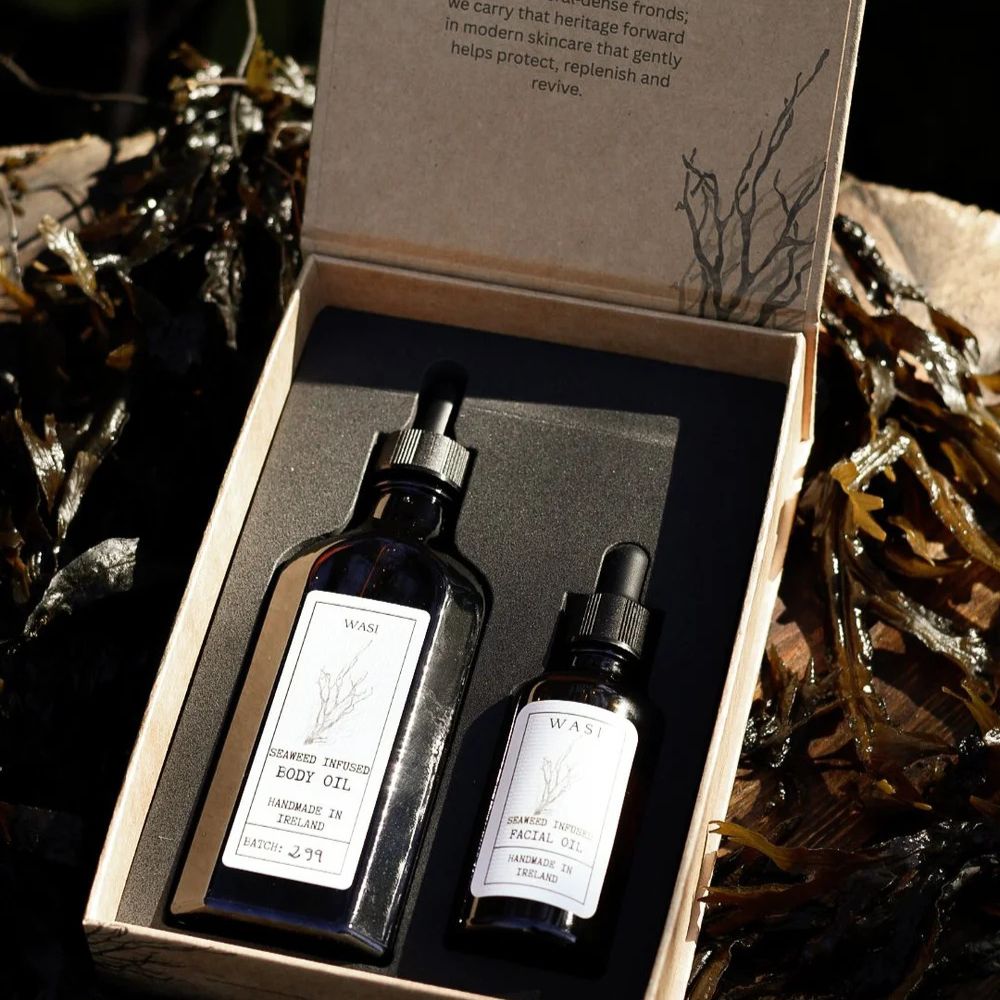 Wasi Irish Seaweed Gift Set - Body and Facial Oil Duo