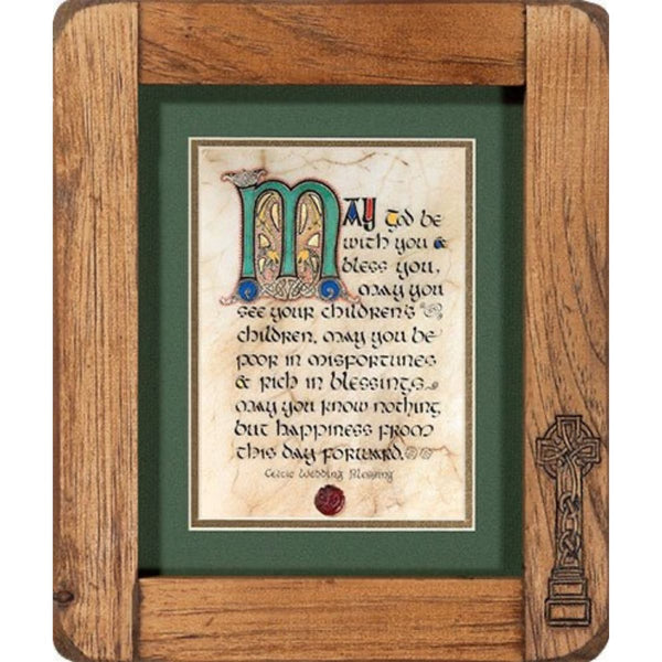 Wedding Blessing in Wooden Frame
