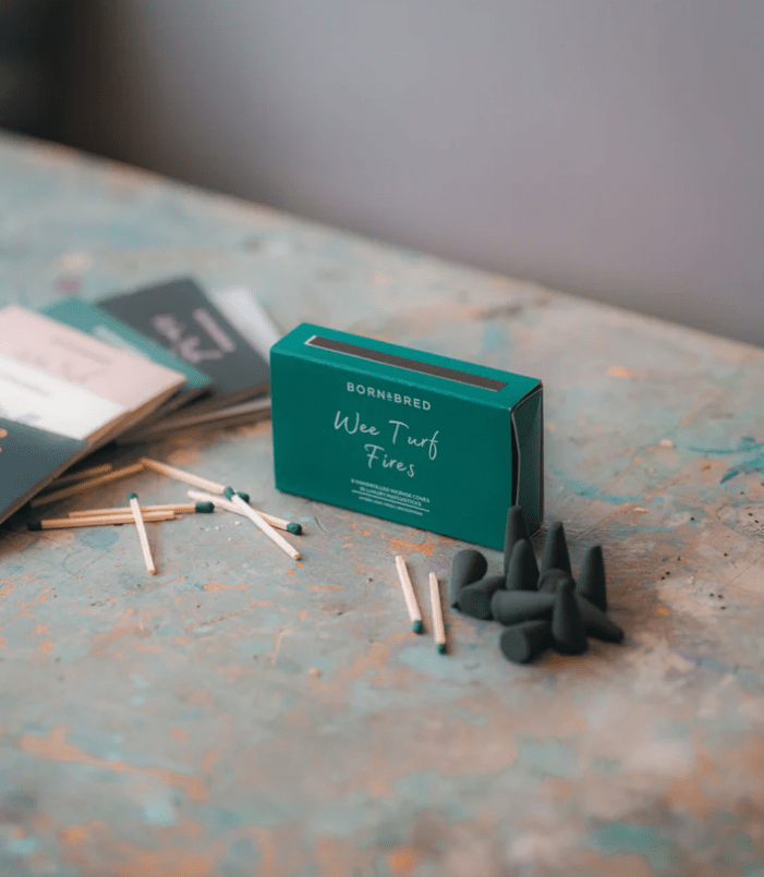Wee Turf Fires Incense Cones and Luxury Matchsticks - The Celtic Gift Store - Candles, Wax Melts, Incense