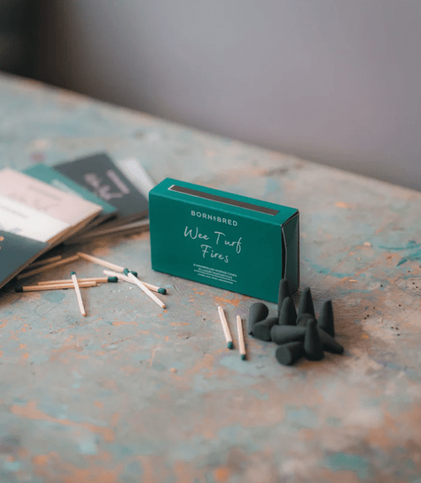 Wee Turf Fires Incense Cones and Luxury Matchsticks - The Celtic Gift Store - Candles, Wax Melts, Incense