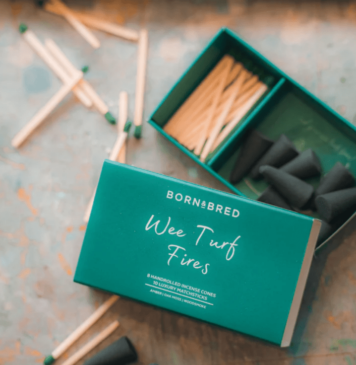 Wee Turf Fires Incense Cones and Luxury Matchsticks - The Celtic Gift Store - Candles, Wax Melts, Incense