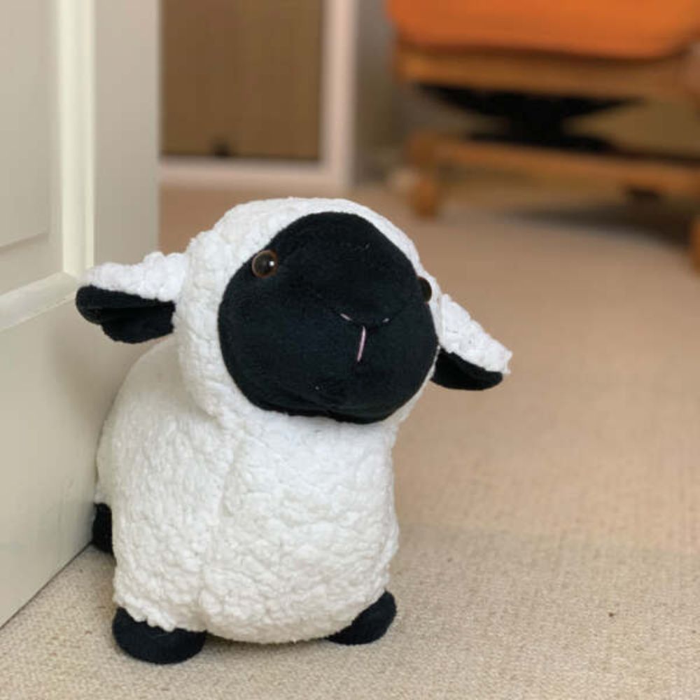 Weighted Black Faced Sheep Doorstop