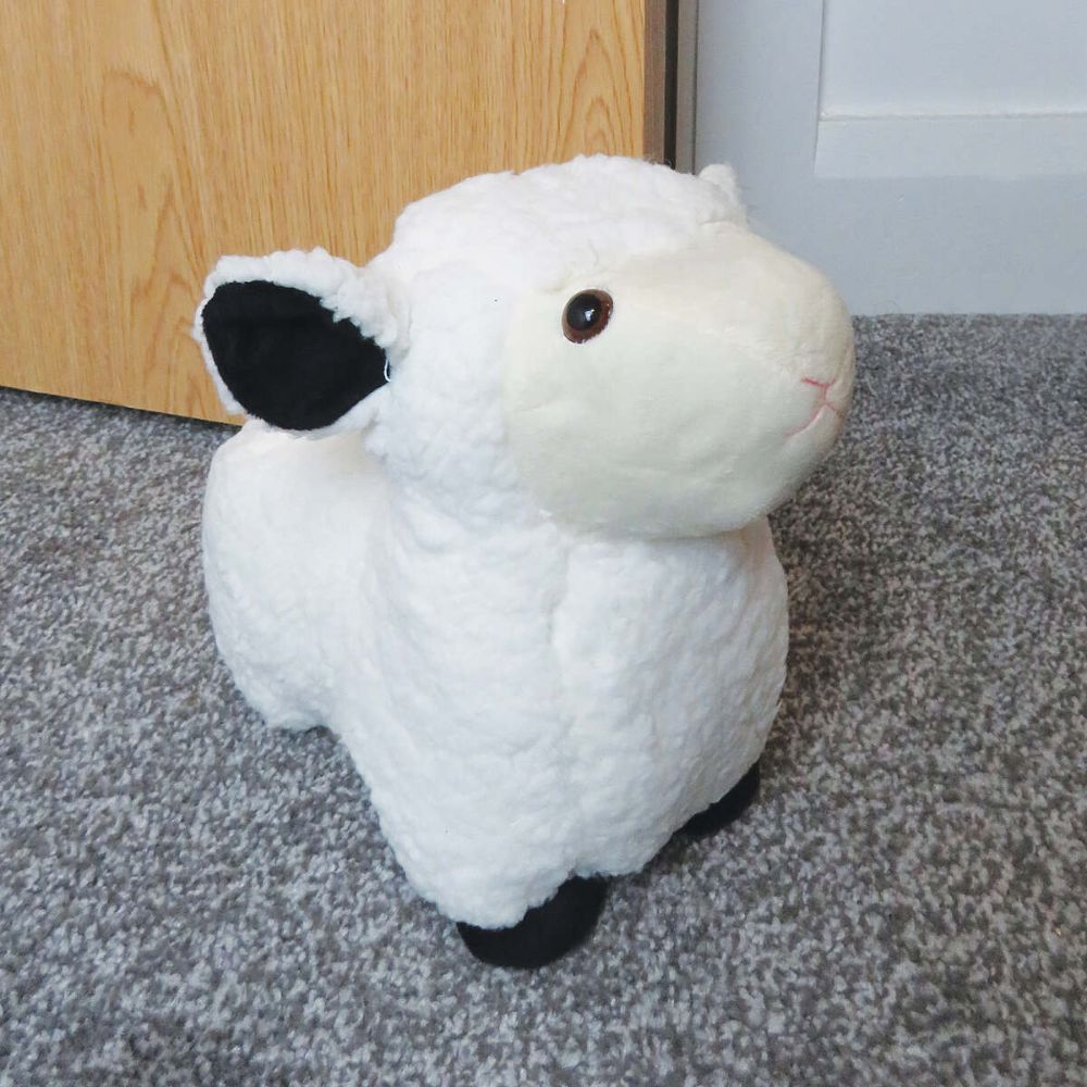 Weighted White Faced Sheep Doorstop