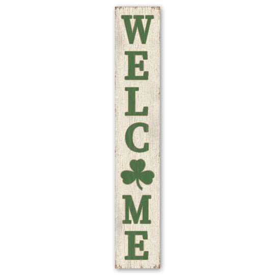 Welcome Shamrock Porch Board - The Celtic Gift Store - 