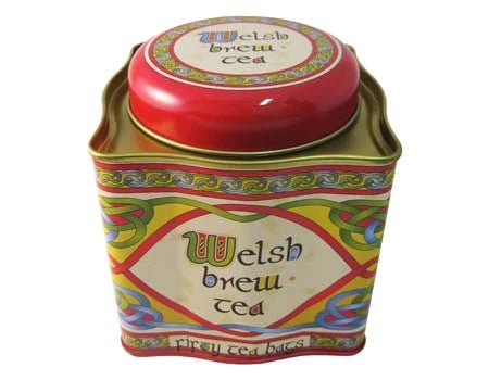 Welsh Brew Tea Tin (50 Tea Bags) - Welsh Weave - The Celtic Gift Store - Tea and Coffee