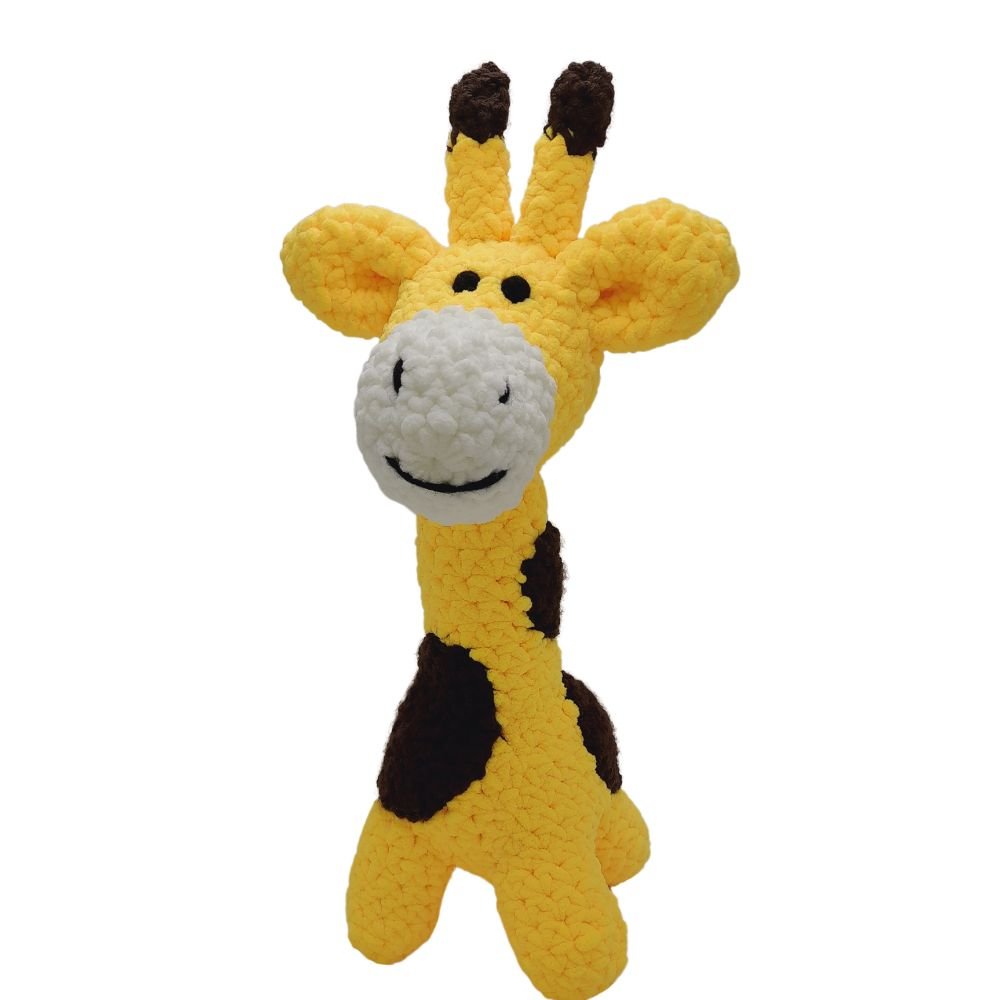Wonky Woolins Crocheted Giraffe Stuffed Animal