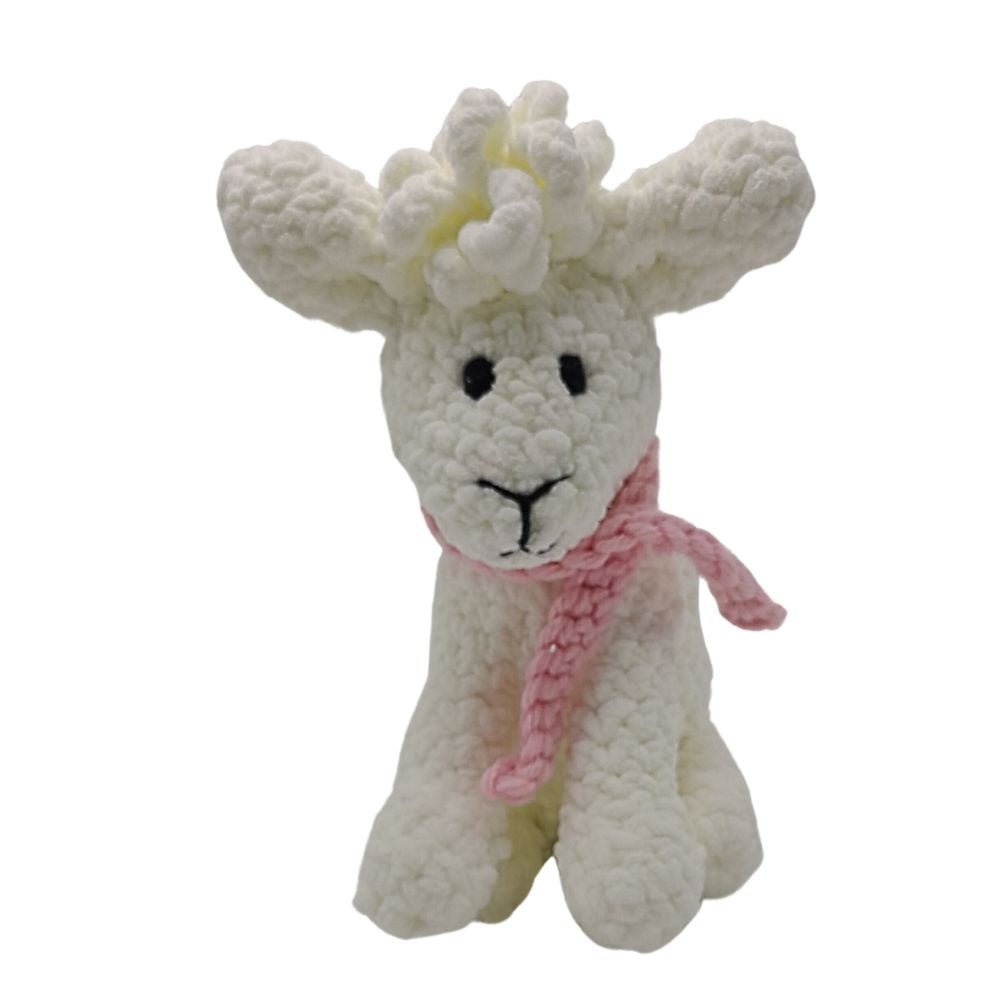 Wonky Woolins Crocheted Sheep Stuffed Animal