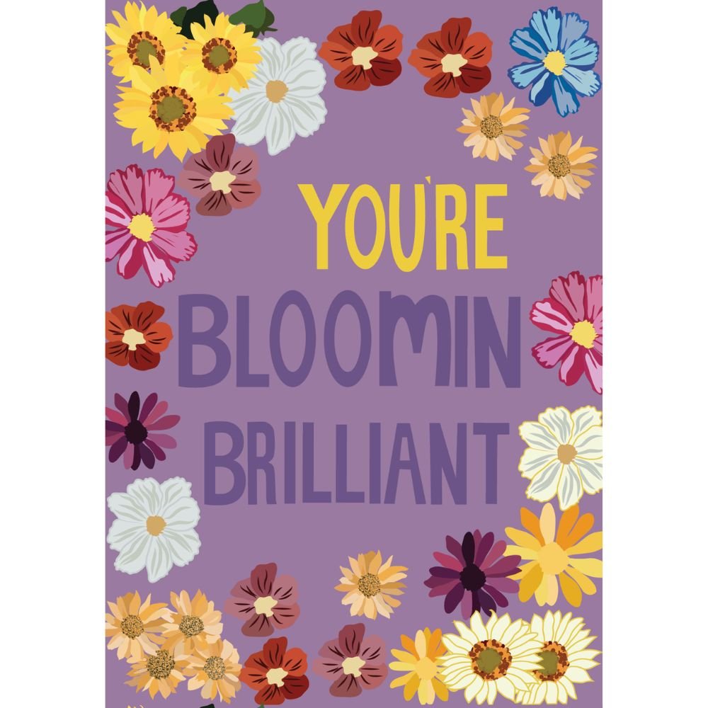 You're Bloomin' Brilliant Card - The Celtic Gift Store - 