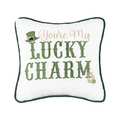 'You're My Lucky Charm' Throw Pillow - The Celtic Gift Store - Blankets and Bedding