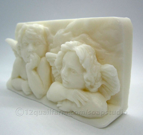 12 Quail Farm Angel Soap - White - The Celtic Gift Store - Beauty and Wellness