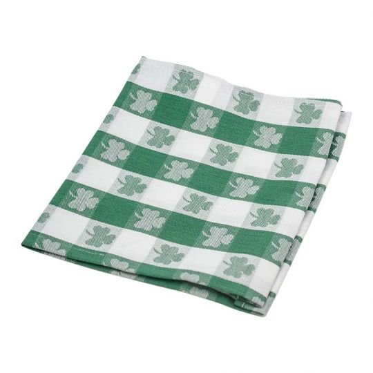 4 Piece Shamrock Checkered Napkin Set - The Celtic Gift Store - Tableware